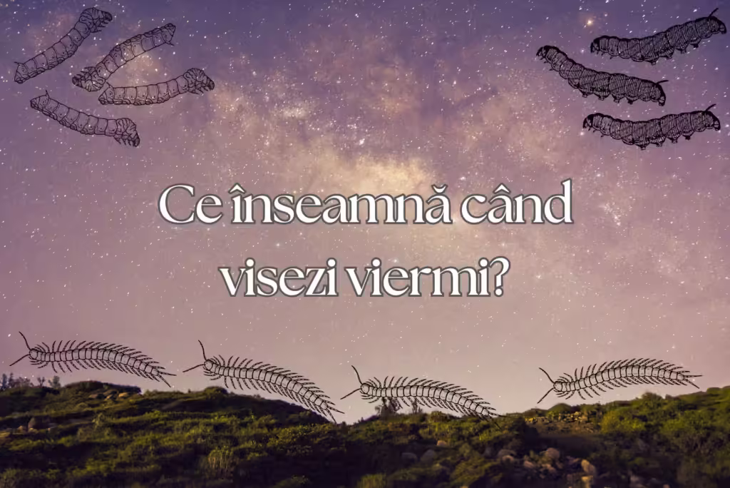 ce inseamna cand visezi viermi